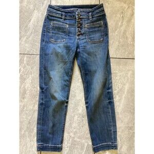 Pilcro Women's High Rise Blue Jeans